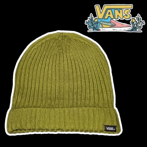 Vans Accessories - Vans Shallow Knit Cuff Beanie Adult Unisex Hat Green VN0A5KIOYXH